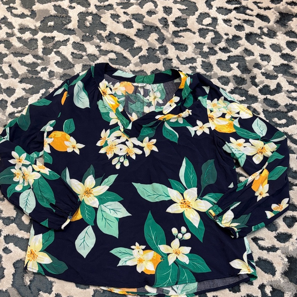 Old Navy Orange Blossom Blouse